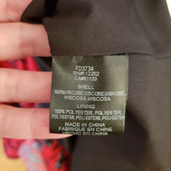 Adelyn Rae Fit and Flare V-Neck Sleeveless V-Neck Dress Size Small - Picture 10 of 10